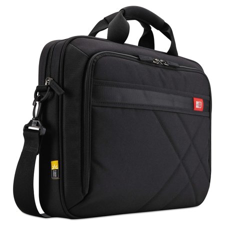 CASE LOGIC Diamond 17" Laptop Briefcase, 17.3" x 3.2" x 12.5", Black 3201434